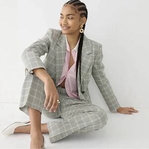 NWT! J. Crew Devon & Kate in plaid Italian stretch wool blend (tollegno 1900)